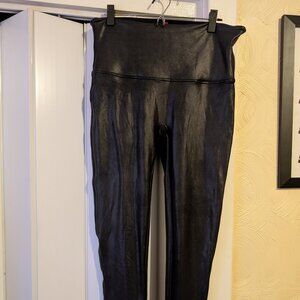 NWOT SPANX leather look leggings